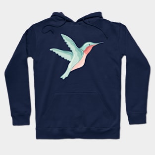 Turquoise Hummingbird Hoodie